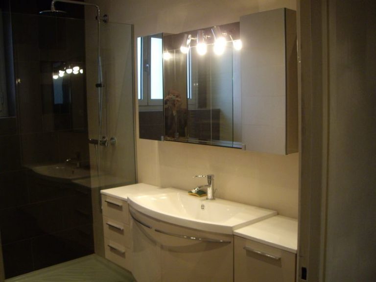 Salle de bain contemporaine et moderne
