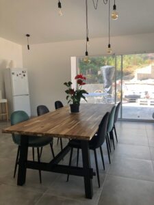 Autre vue de la salle a manger après travaux maison fuveau