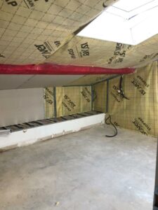 isolation thermique des combles en duplex avec l'appartement